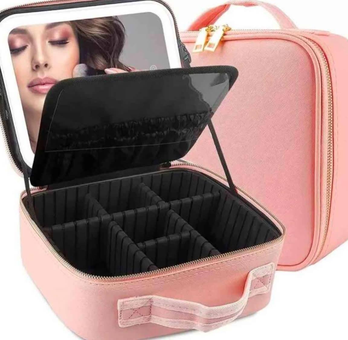 Neceser de maquillaje con luz led maletin neceser cosmetiquera